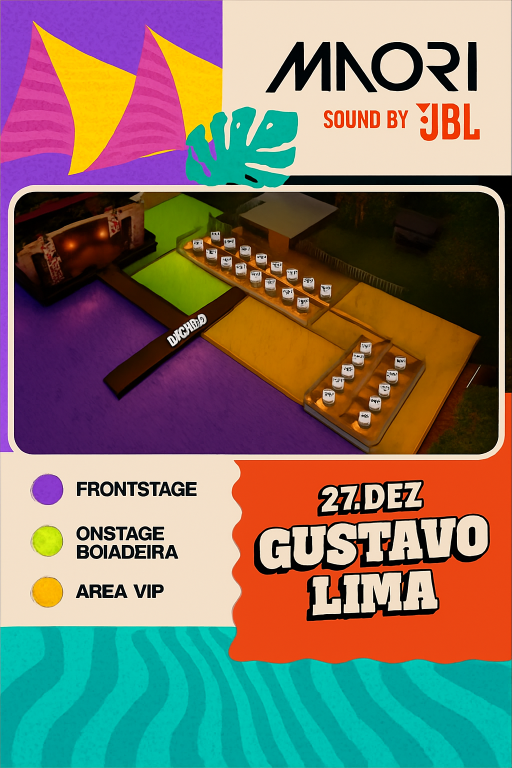 Mapa do Local - Stage Music Park